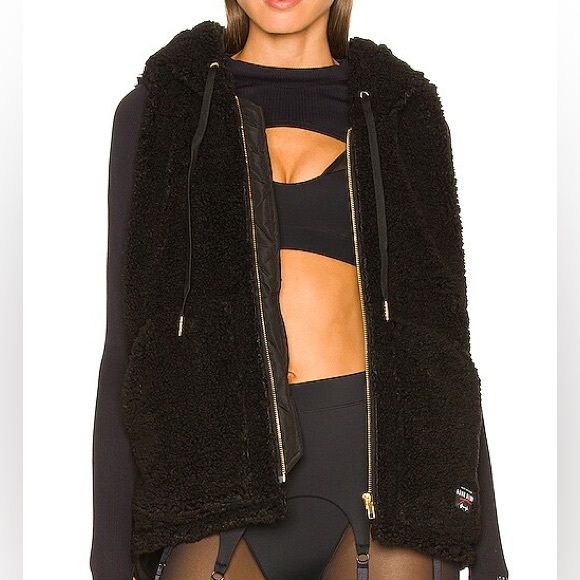 Adam Selman Sport Jackets & Blazers - NWT Adam Selman Sport Boucle Vest in Black